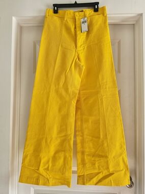 Ralph Lauren Bright Yellow Wide Leg Jeans